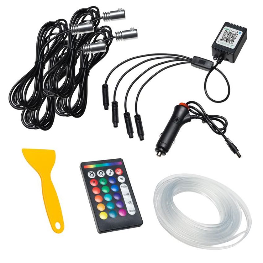 Oracle Lighting 4233-333-4 ORACLE Lighting Fiber Optic LED Interior Kit - ColorSHIFT (4PCS)
