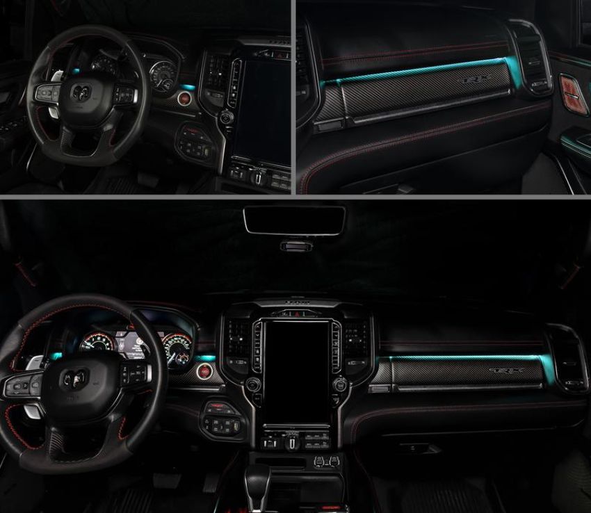 Oracle Lighting 4235-333 2019-2024 RAM Complete Interior Ambient Lighting ColorSHIFT RGB Conversion Kit