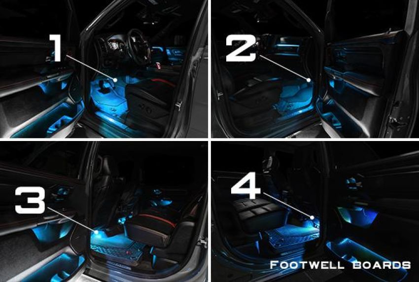 Oracle Lighting 4235-333 2019-2024 RAM Complete Interior Ambient Lighting ColorSHIFT RGB Conversion Kit
