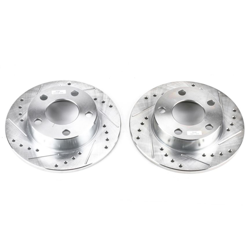 PowerStop EBR471XPR PowerStop Evolution Performance Drilled, Slotted & Plated Brake Rotor Pair