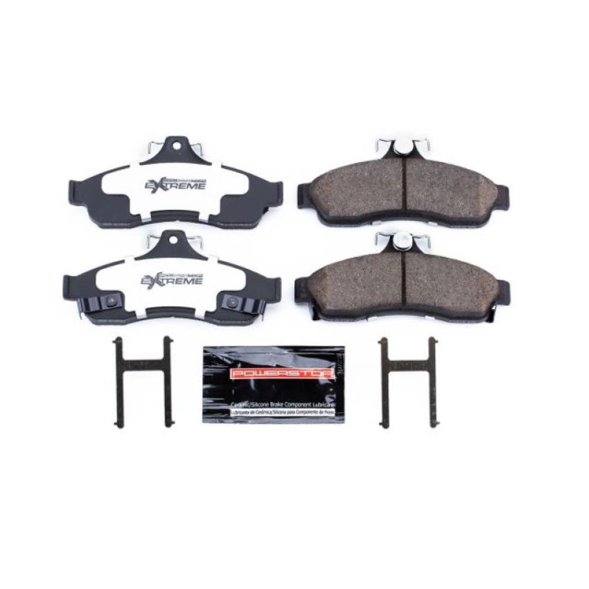 PowerStop Z26-628 PowerStop - Z26 Performance Carbon-Fiber Ceramic Brake Pads with Hardware Kit