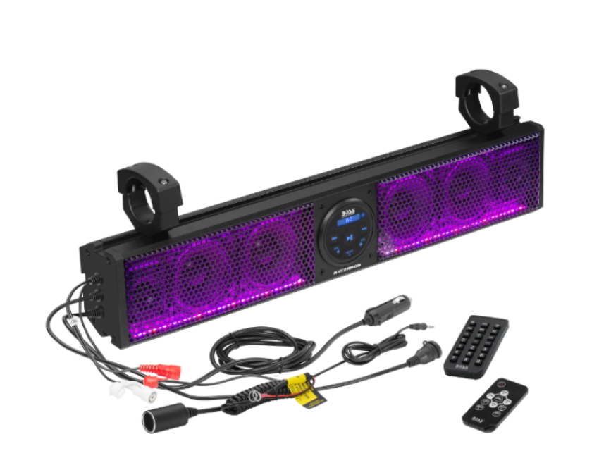 Boss Audio BRT26RGB Systems ATV UTV 26in Sound Bar System w/ RGB Illumination