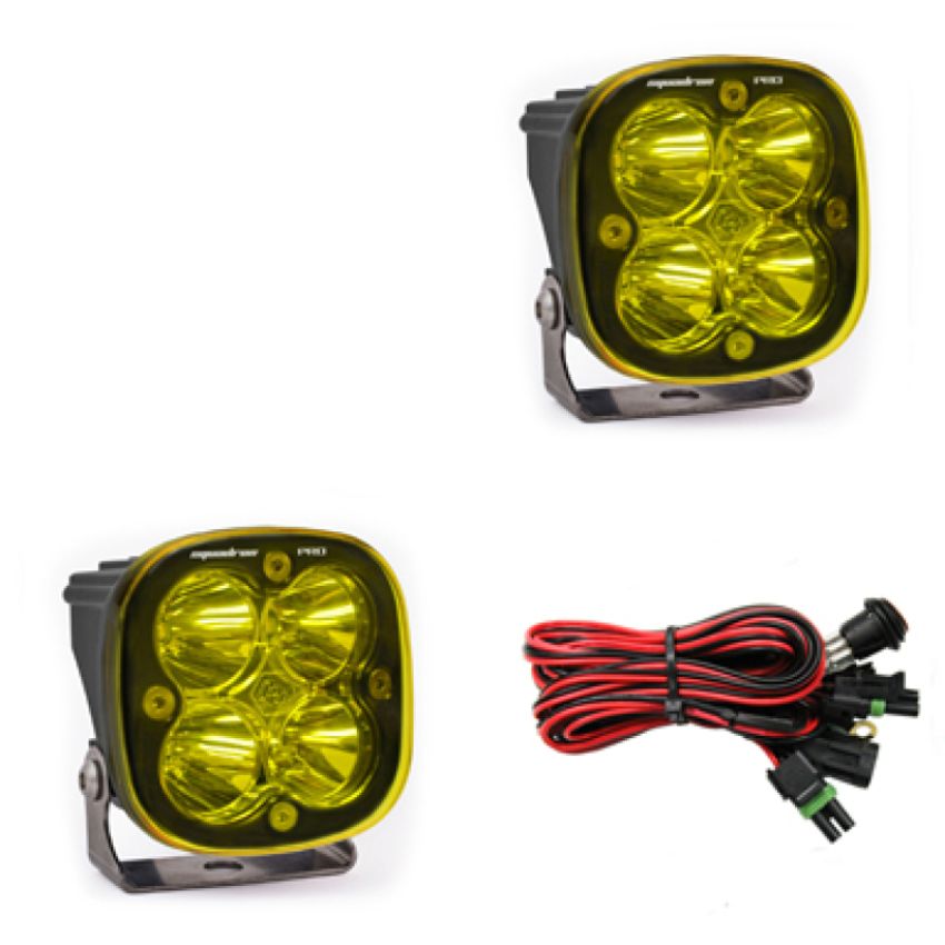 Baja Designs 497816 Squadron Pro Black LED Auxiliary Light Pod Pair