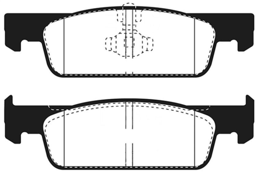 EBC Brakes DP22335 Greenstuff 2000 Series Sport Brake Pads
