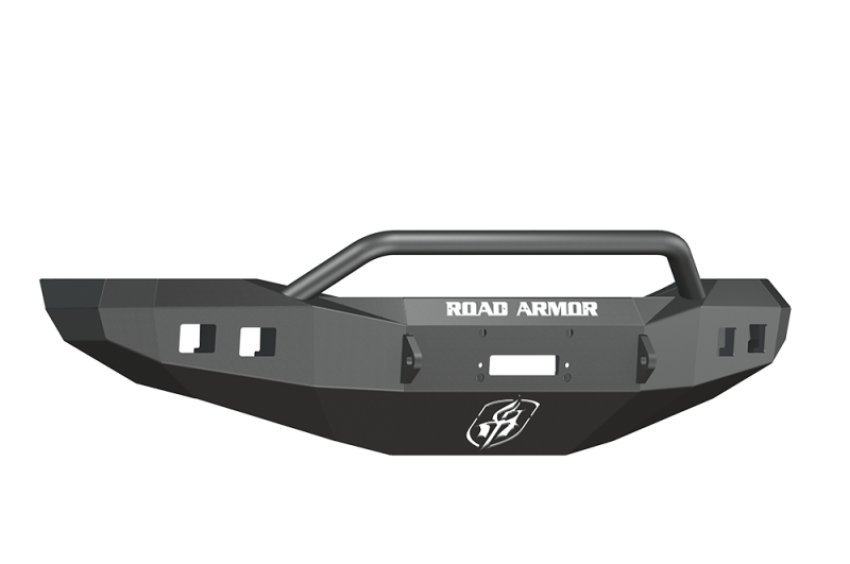 Road Armor 407R4B 06-08 Dodge 1500 Stealth Front Winch Bumper w/Pre-Runner Guard - Tex Blk