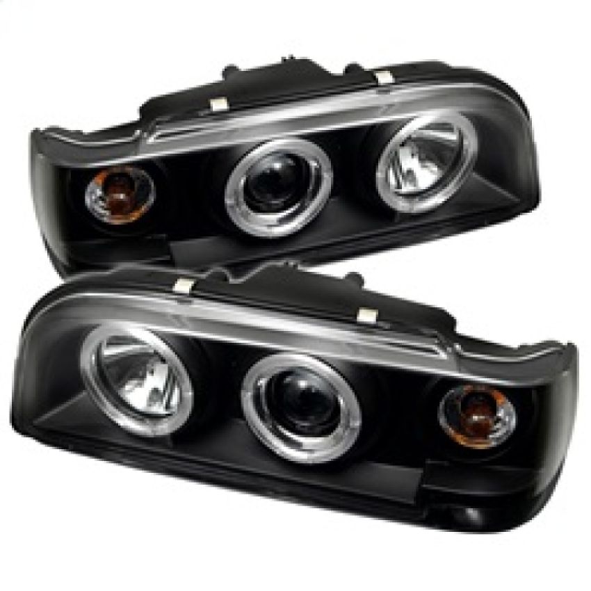 SPYDER 5012289 Projector Headlights - LED Halo - Black