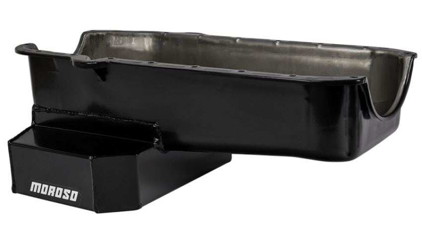 MOROSO MOR21317 SBC C/T Oil Pan - 7qt. RH Dipstick