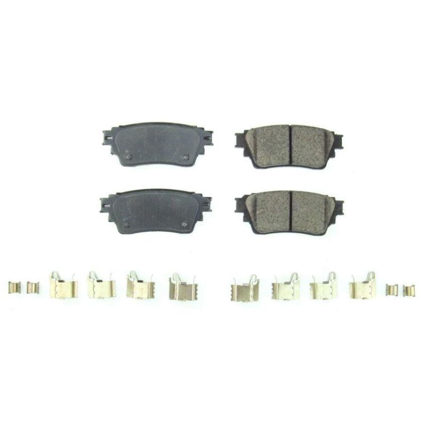 PowerStop 17-2135 PowerStop - Z17 Low-Dust Ceramic Brake Pads with Hardware