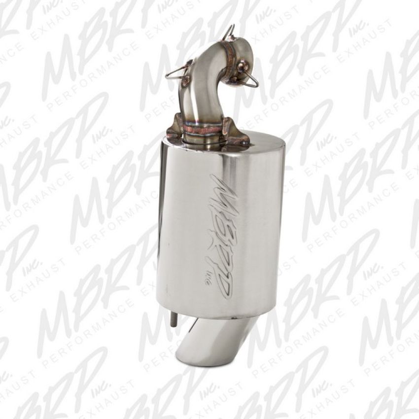 MBRP Exhaust 427T209 Trail Muffler; Bolt-on Design; Packed Muffler.