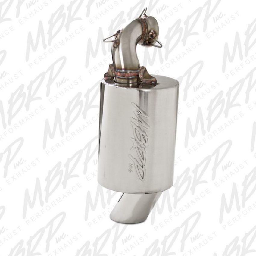 MBRP Exhaust 428T209 Trail Muffler; Bolt-on Design; Packed Muffler.