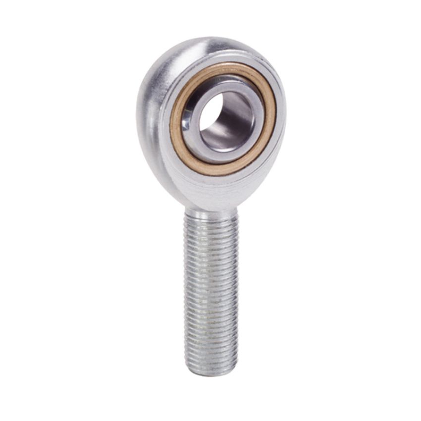 QA1 MVML5 V Series 3-Pc Rod End - Male/Left Hand - 5mm Bore x M5x.08 - Carbon Steel
