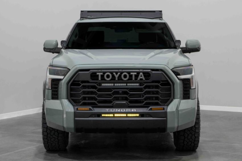 Diode Dynamics DD7413 2022 Toyota Tundra Stealth Bumper Light Bar Kit - Amber Combo