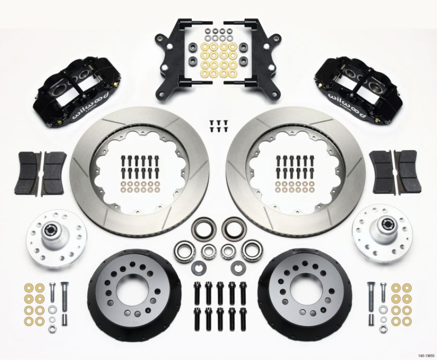Wilwood 140-13655 Narrow Superlite 6R Front Hub Kit 14.00in 60-68 Ford / Mercury Full Size / Galaxie
