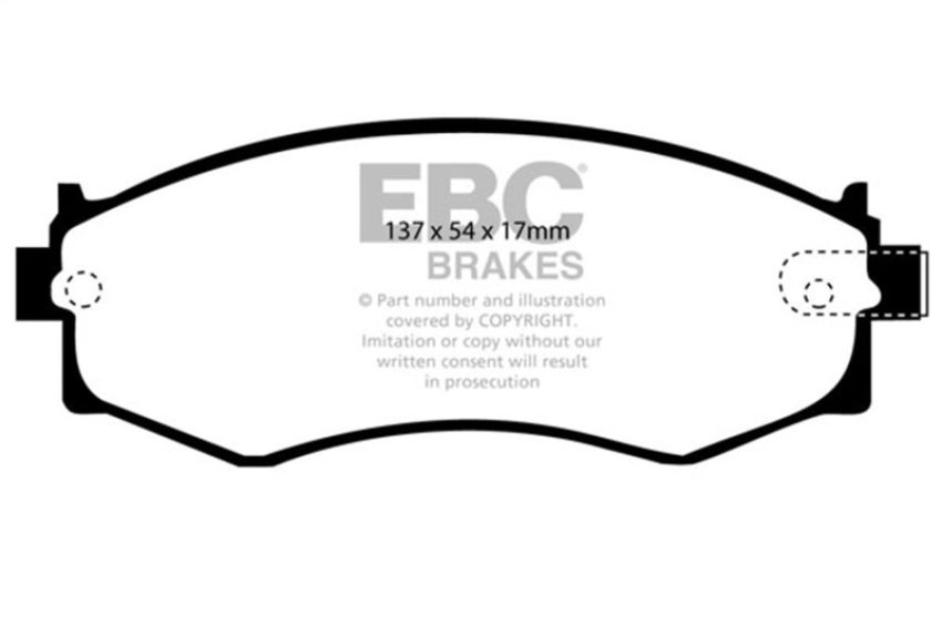 EBC Brakes DP3792C Redstuff Ceramic Low Dust Brake Pads