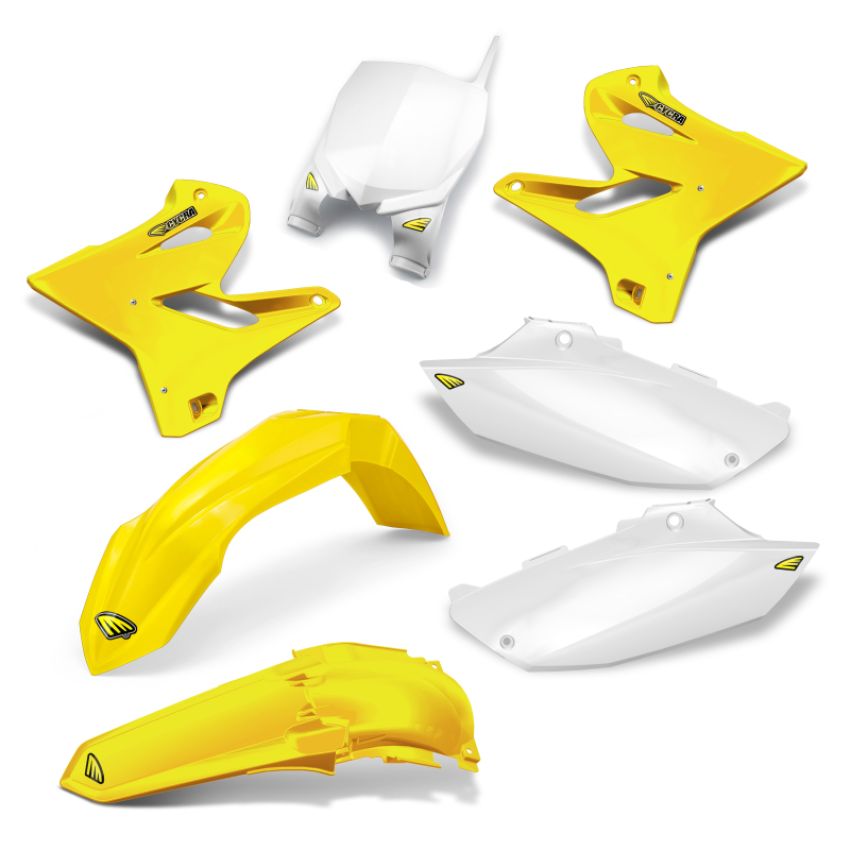 Cycra 05-14 Yamaha YZ125/250 Powerflow Full Body Kit Light Gold/White