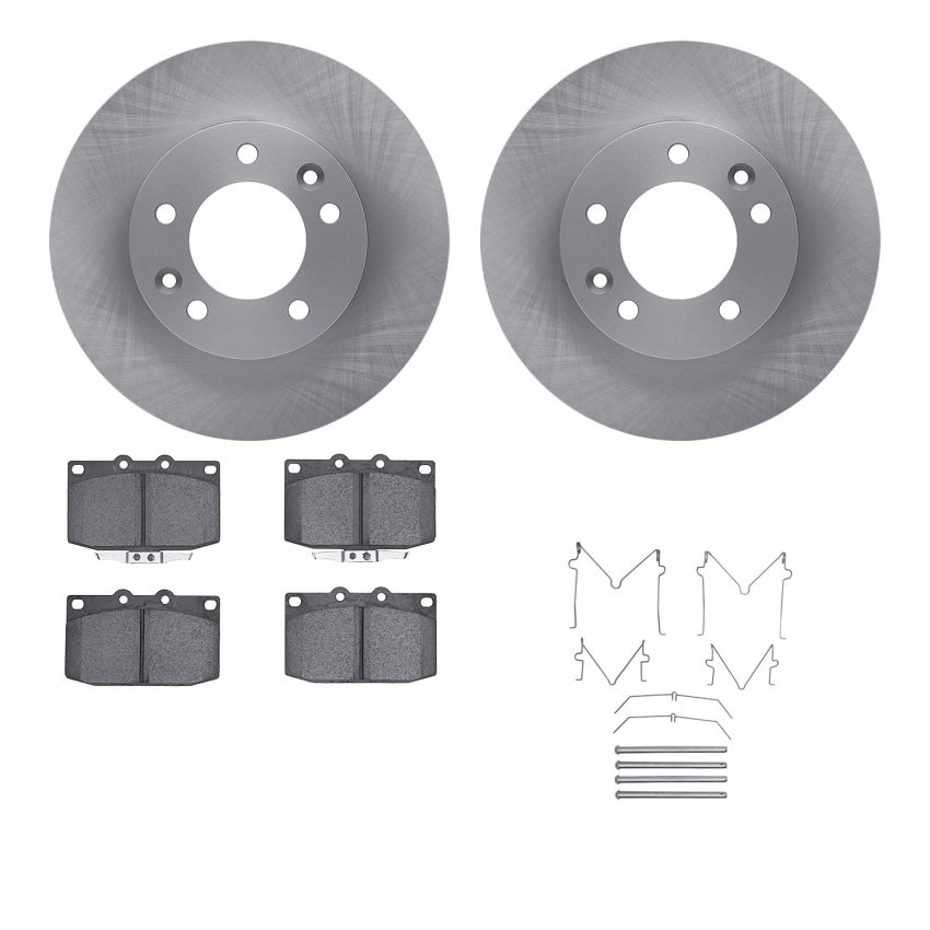 Dynamic Friction 6512-80104 Rotor Kit