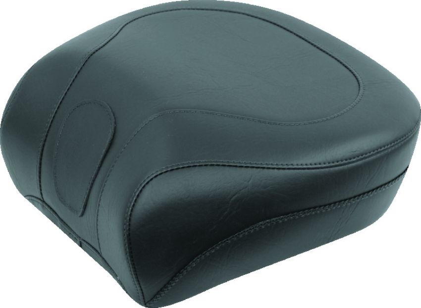 Mustang Motorcycle 79488 Mustang 00-15 Harley Softail Standard Rear Tire Wide Touring Recessed Passenger Seat - Black
