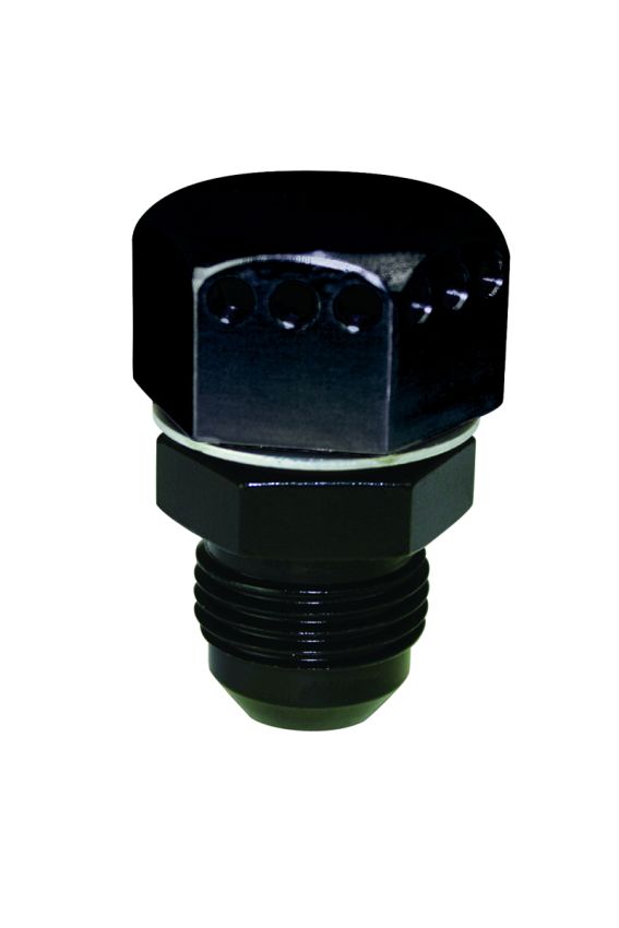 MOROSO MOR22627 Positive Seal Vented Fitting 8an - Black