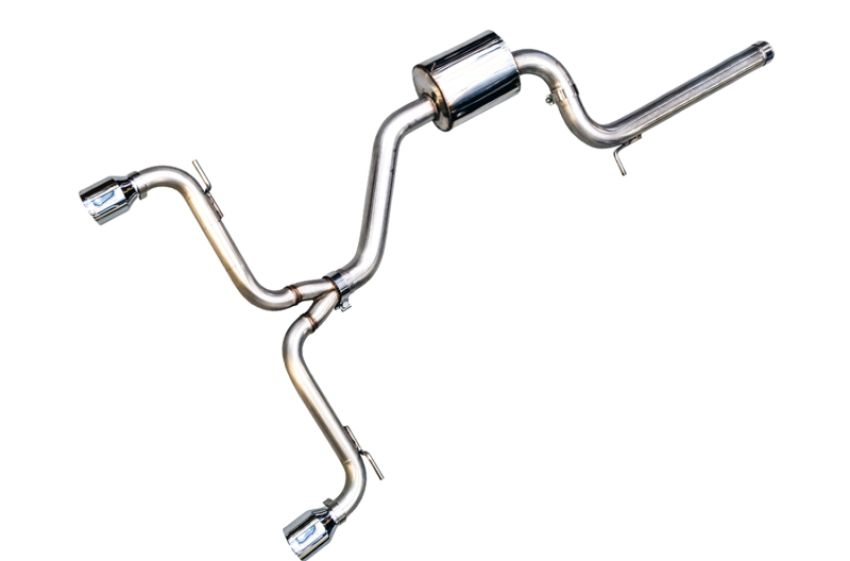 AWE Tuning 3020-32022 VW MK7 GTI Track Edition Exhaust - Chrome Silver Tips