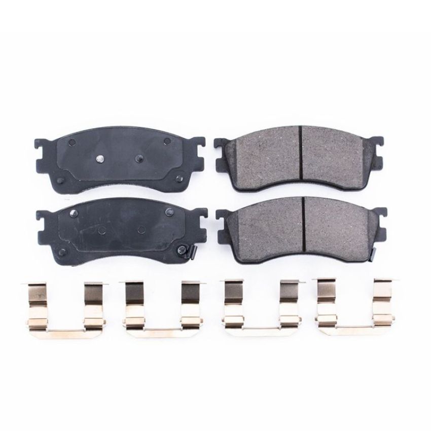 PowerStop 17-893 PowerStop - Z17 Low-Dust Ceramic Brake Pads with Hardware
