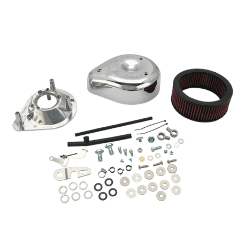 S&S Cycle 17-0428 04-16 Sportster Models Teardrop Air Cleaner Kit for Super E/G Carb