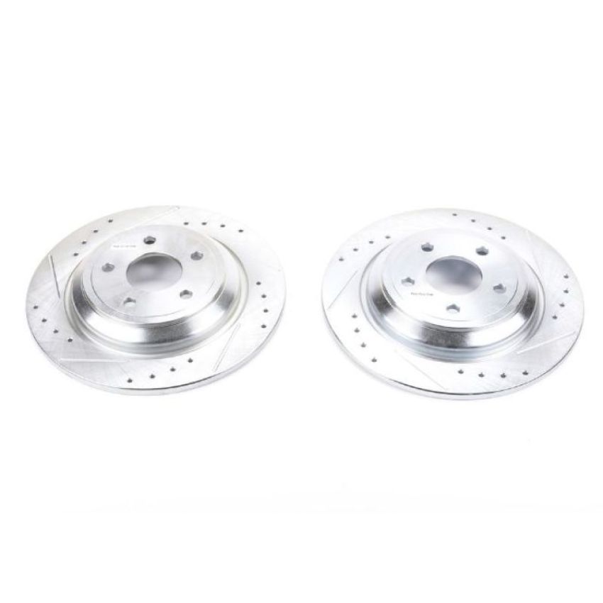 PowerStop AR85181XPR PowerStop Evolution Performance Drilled, Slotted & Plated Brake Rotor Pair
