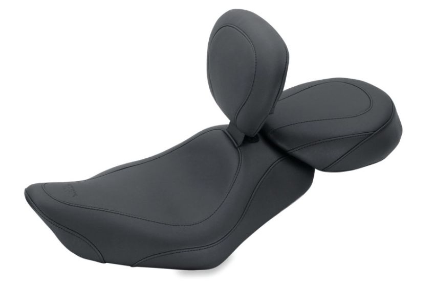 Mustang Motorcycle 76725 Mustang 04-21 Harley Sportster Wide Tripper Passenger Seat - Black