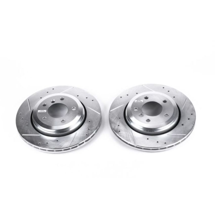 PowerStop EBR654XPR PowerStop Evolution Performance Drilled, Slotted & Plated Brake Rotor Pair
