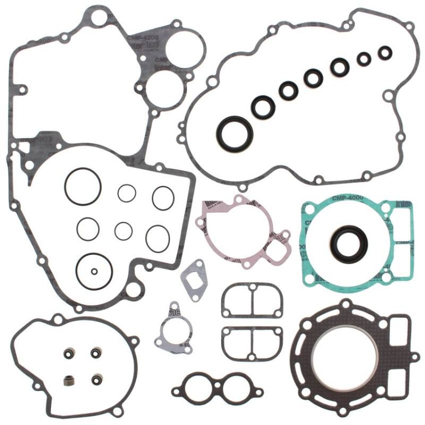 Vertex Pistons 811316 Vertex Gaskets 02-05 KTM EXC-G 250 Racing Complete Gasket Kit w/ Oil Seals
