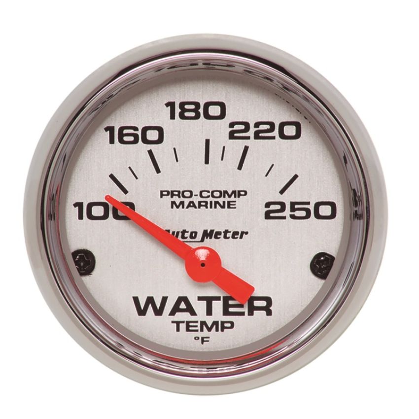 AUTOMETER ATM200762-35 2-1/16 Water Temp Gauge 100-250F P/C Marine
