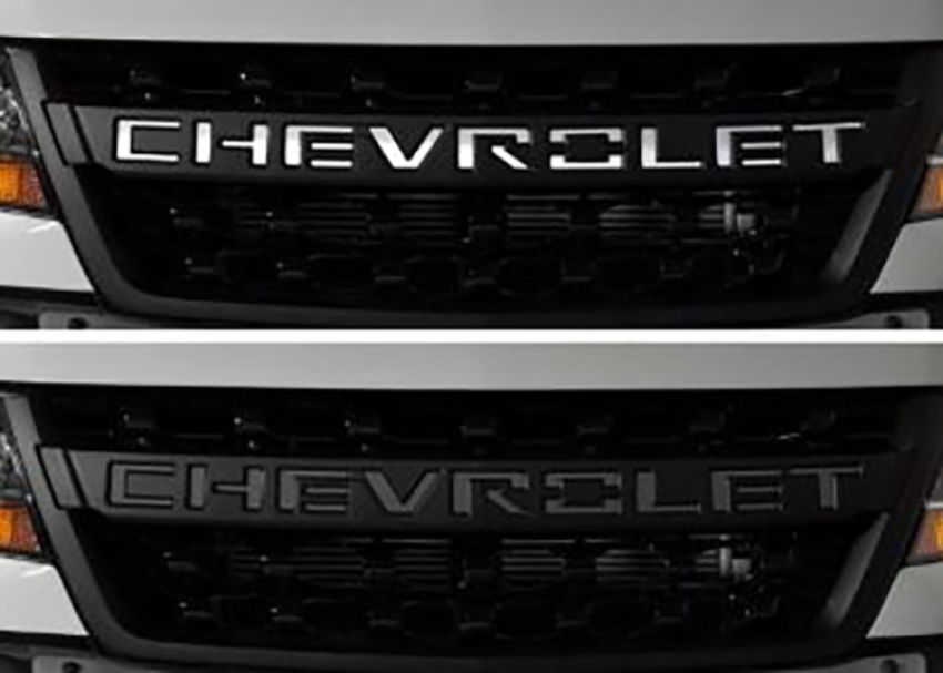 Putco 55552GM 19-20 Chevy Silverado LD - Grille Letters - Stainless Steel Chevrolet Letters