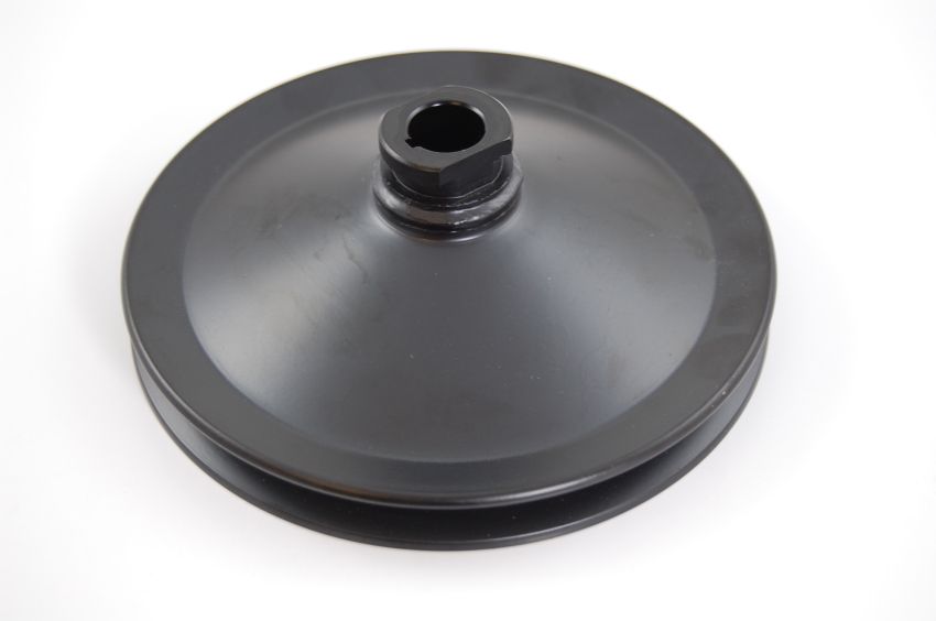 RACING POWER CO-PACKAGED RPCR8946B 283/327 GM SB Power Stee ring Pulley Black