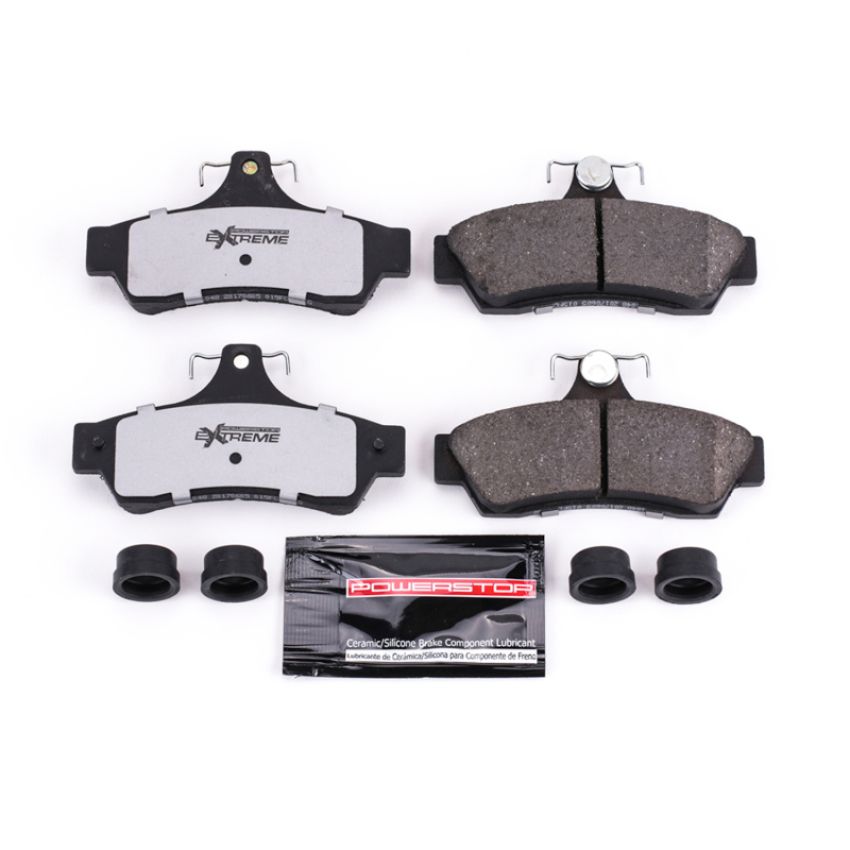 PowerStop Z26-1048 PowerStop - Z26 Performance Carbon-Fiber Ceramic Brake Pads with Hardware Kit