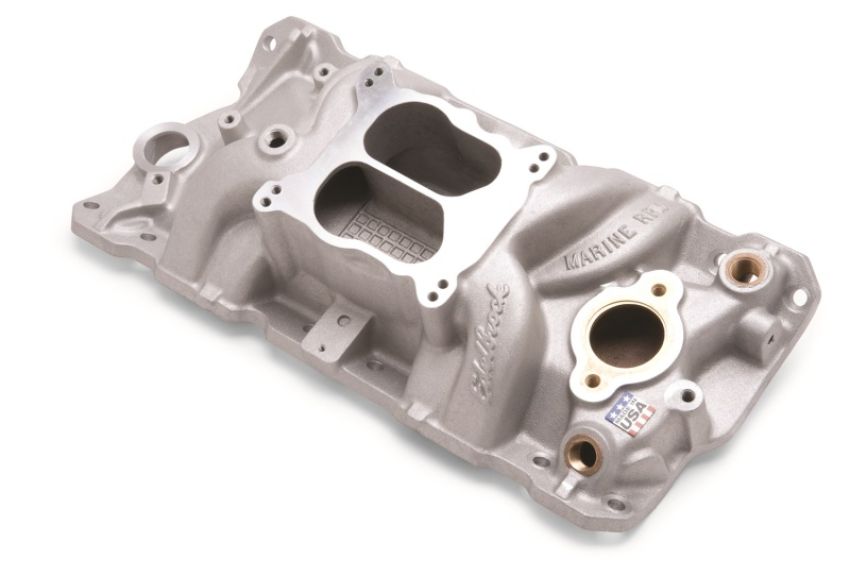 EDELBROCK EDE2504 SBC Intake Manifold RPM Marine 1955-1986