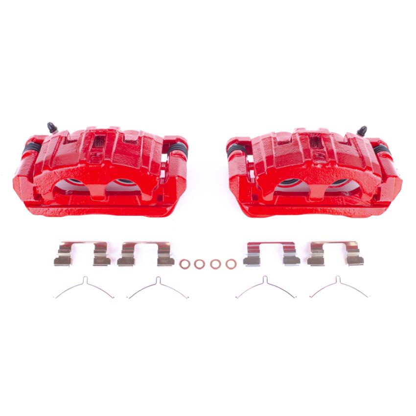 PowerStop S3826A Red Powder Coated Calipers
