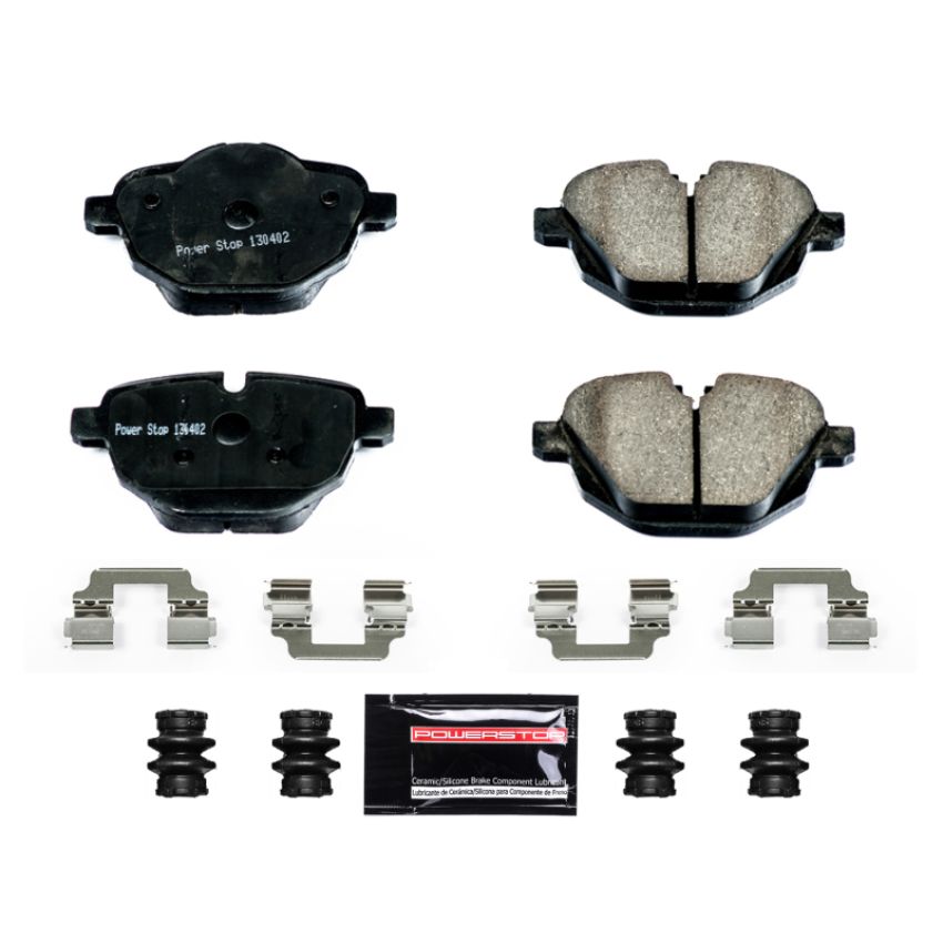 PowerStop Z23-1473 PowerStop - Z23 Daily Driver Carbon-Fiber Ceramic Brake Pads with Hardware Kit