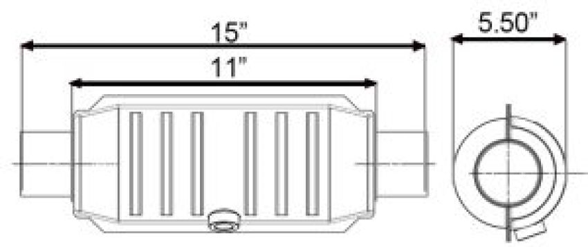 Different Trend Heavy Load Catalytic Converters OBD II Epa Complant 943354