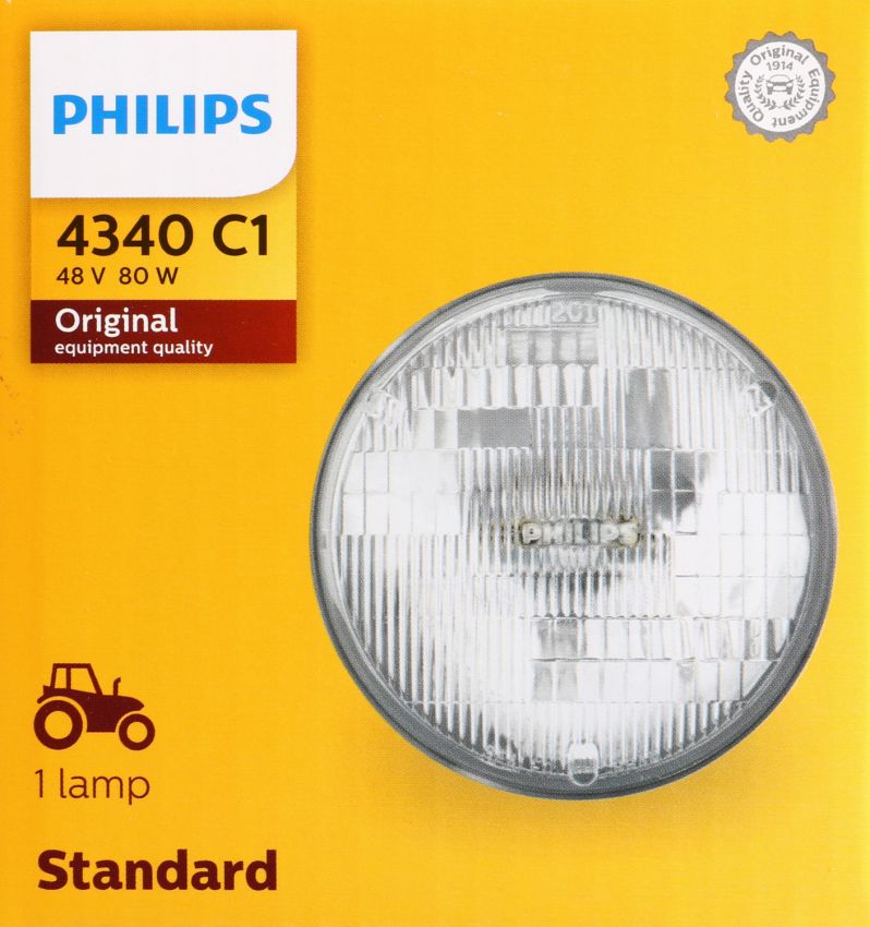 Philips 4340C1 Philips Standard Sealed Beam 4340