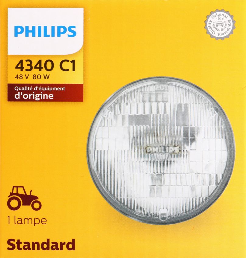 Philips 4340C1 Philips Standard Sealed Beam 4340