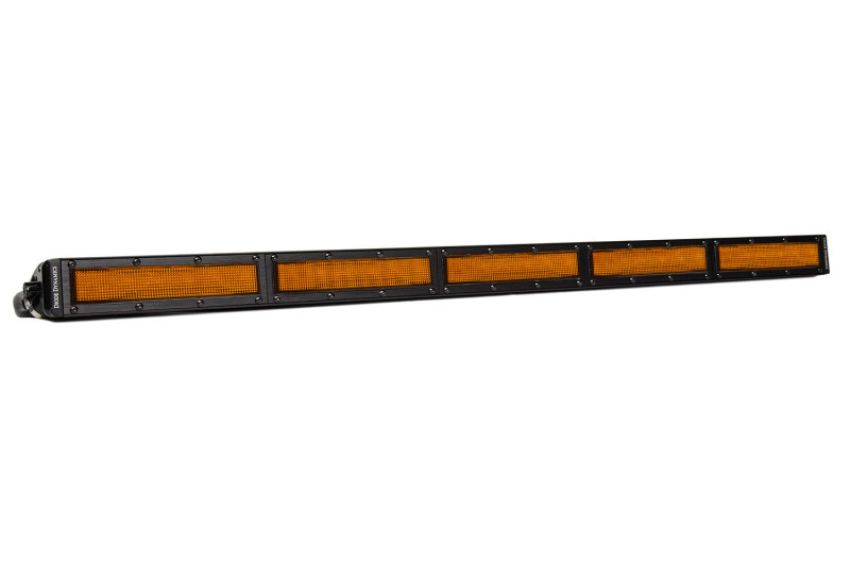 Diode Dynamics DD6044 30 In LED Light Bar Single Row Straight - Amber Flood Each Stage Series