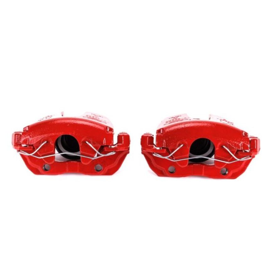 PowerStop S2942D Red Powder Coated Calipers