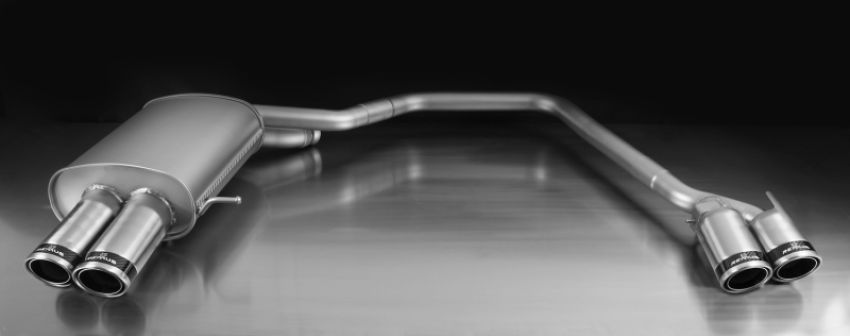 Remus 087112 1584CS 2010 BMW 5 Series F10 Sedan / F11 Touring Sport Axle Back Exhaust w/Carbon Ring Tail Pipes