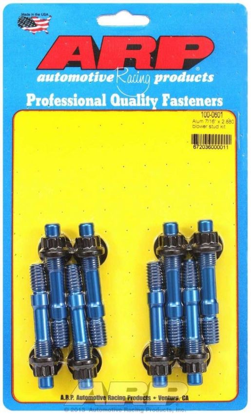 ARP ARP100-0601 Aluminum Blower Stud Kit 7/16 x 2.880 OAL