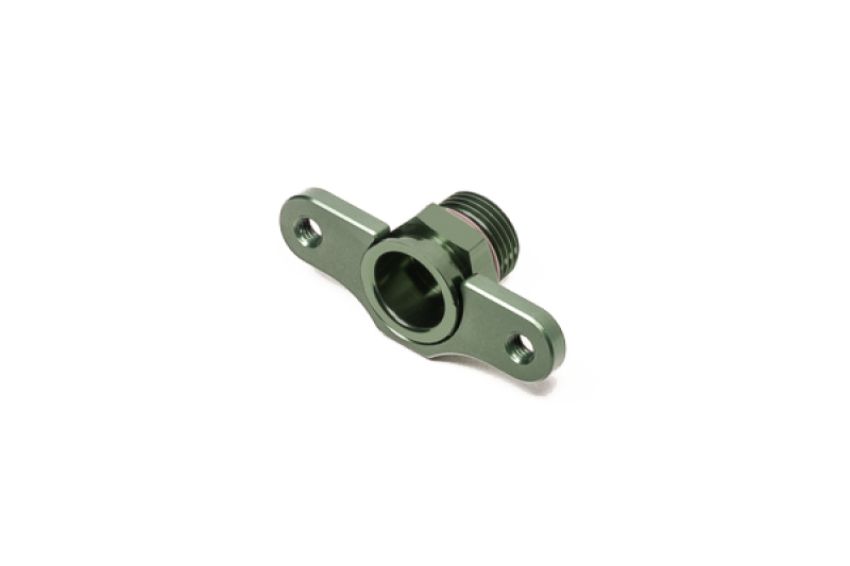Radium Engineering 20-0842 FPR ADAPTER, 8AN ORB, 16MM BORE, 50MM SPACING, M6