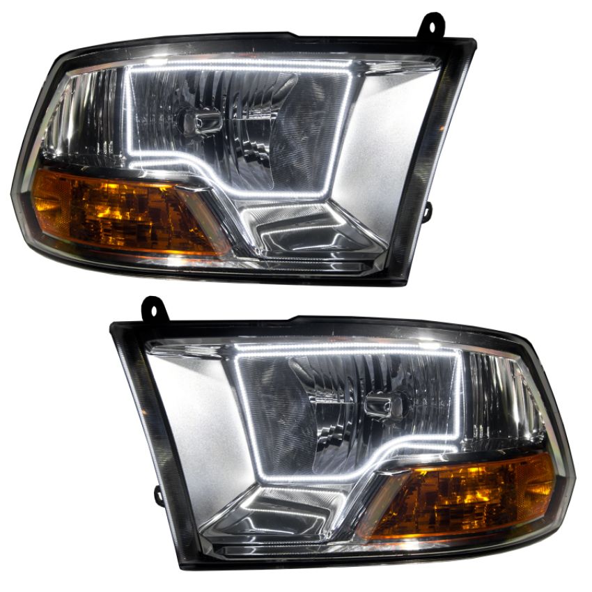 Oracle Lighting 7038-001 SMD Pre-Assembled Headlights, Chrome Bezel, White