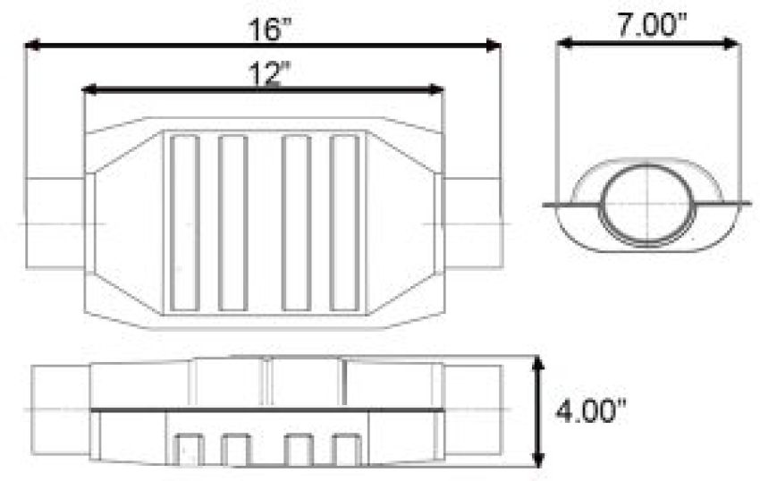Different Trend Regular Catalytic Converters OBD II Epa Complant 43556