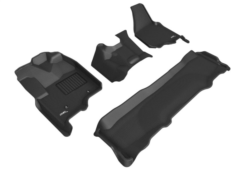 3D MAXpider L1FR08901509 12-16 Ford F-250 / 350 / 450 Supercrew Kagu Black R1 R2