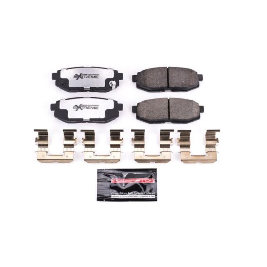 PowerStop Z26-1124 PowerStop - Z26 Performance Carbon-Fiber Ceramic Brake Pads with Hardware Kit