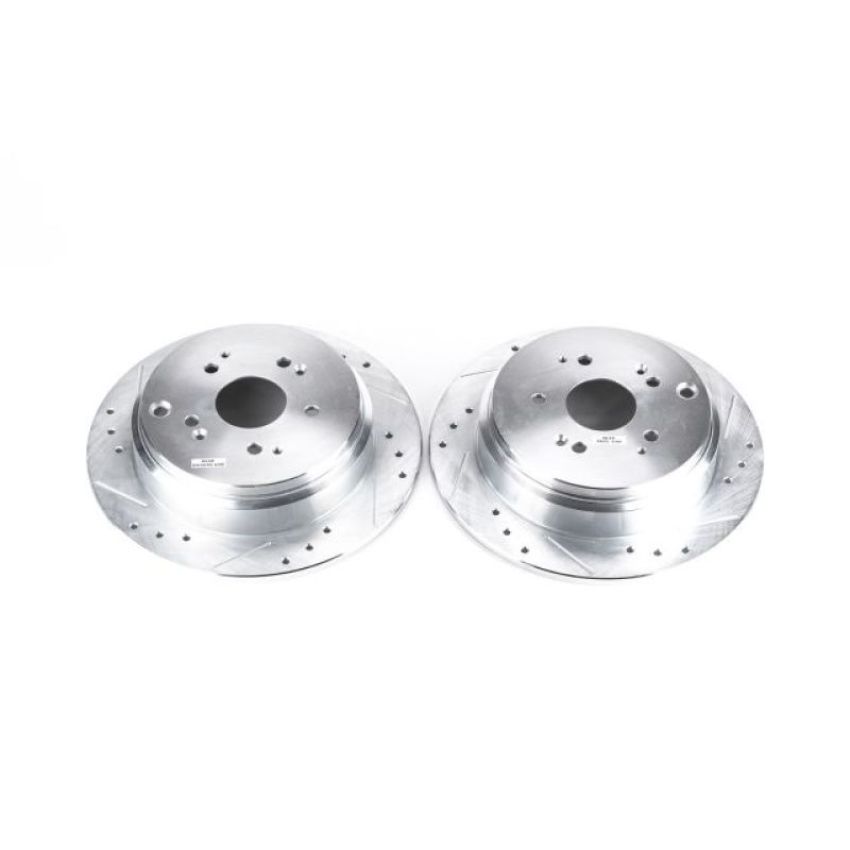 PowerStop JBR988XPR PowerStop Evolution Performance Drilled, Slotted & Plated Brake Rotor Pair