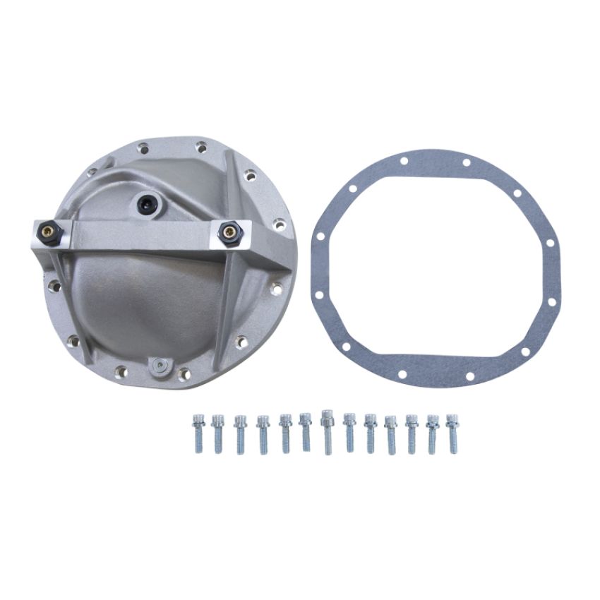 Yukon Gear & Axle YP C3-GM12P Yukon Gear Aluminum Girdle Cover For GM 12 Bolt Car Ta HD